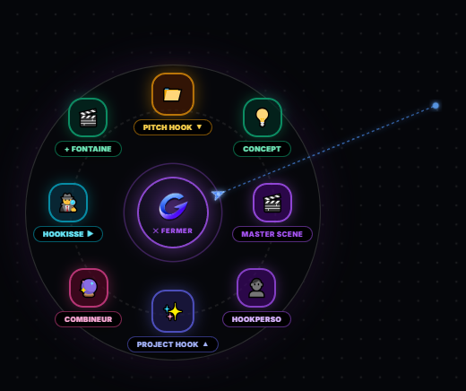 Menu Radial Contextuel